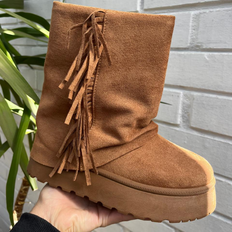 Pantubota Camel con flecos