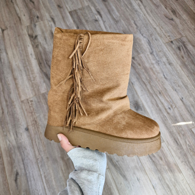 Pantubota Camel con flecos