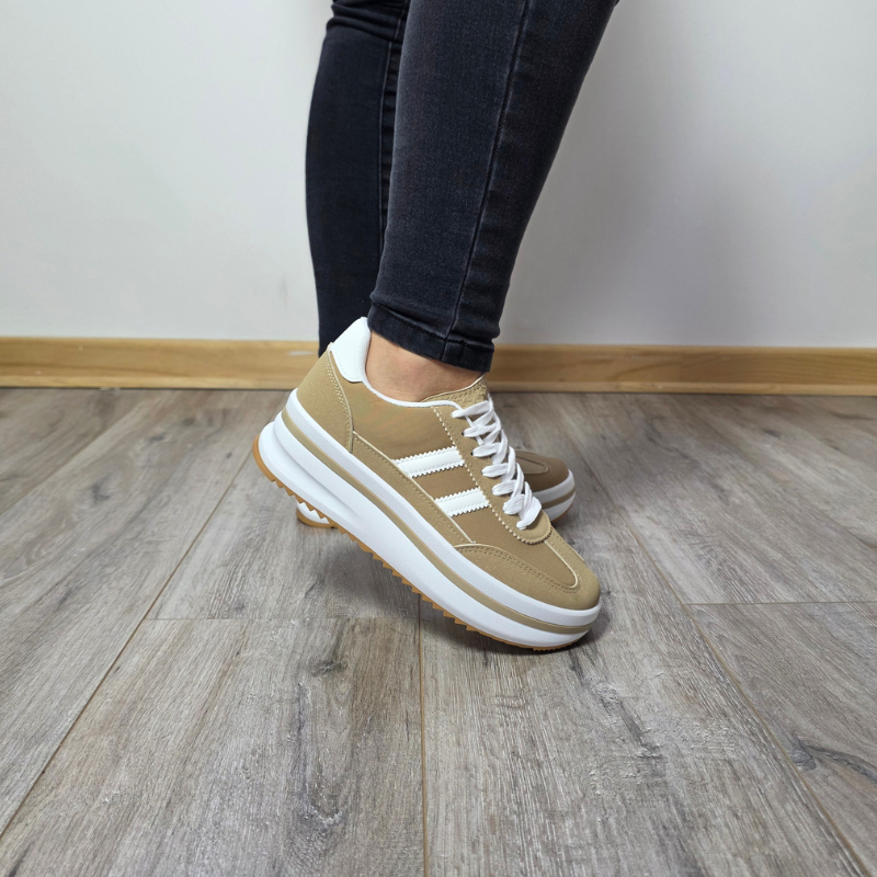 Zapatilla Lara Camel