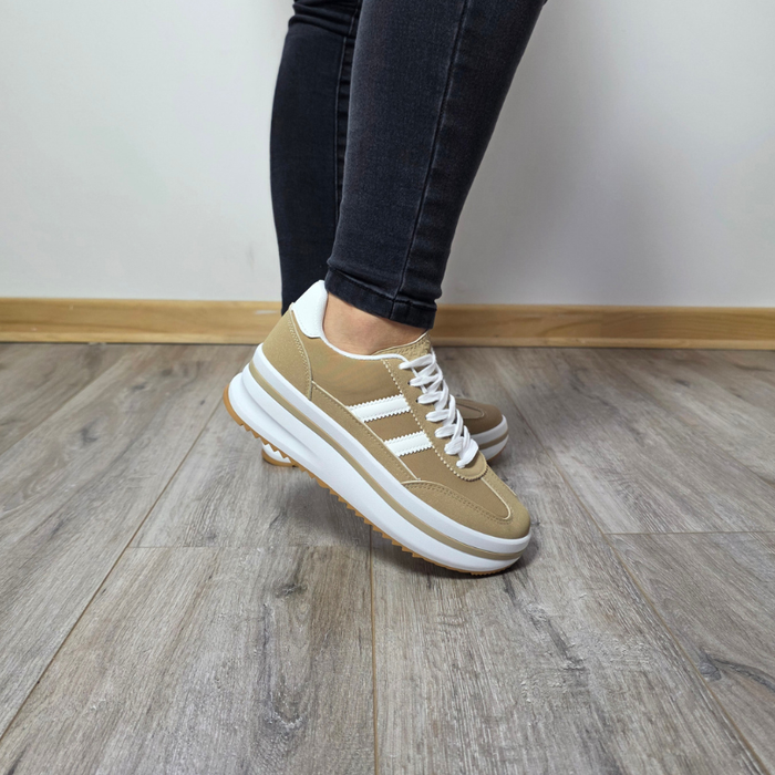Zapatilla Lara Camel