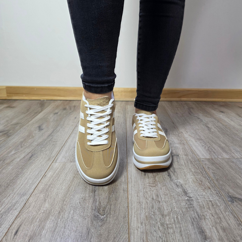 Zapatilla Lara Camel