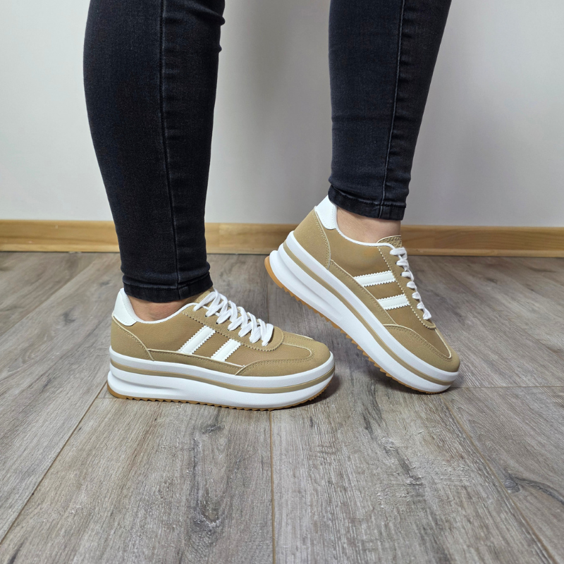Zapatilla Lara Camel